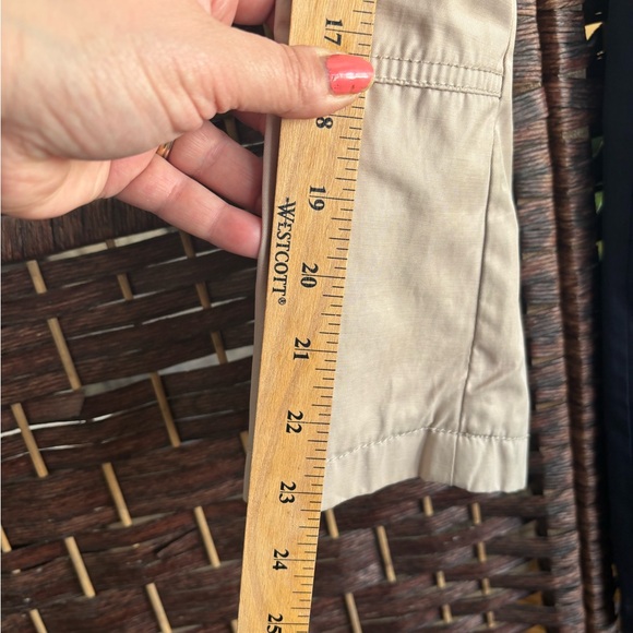 Laundry By Shelli Segal Navy & Tan Colorblock Trench Coat Leopard Lining Small - Picture 8 of 14